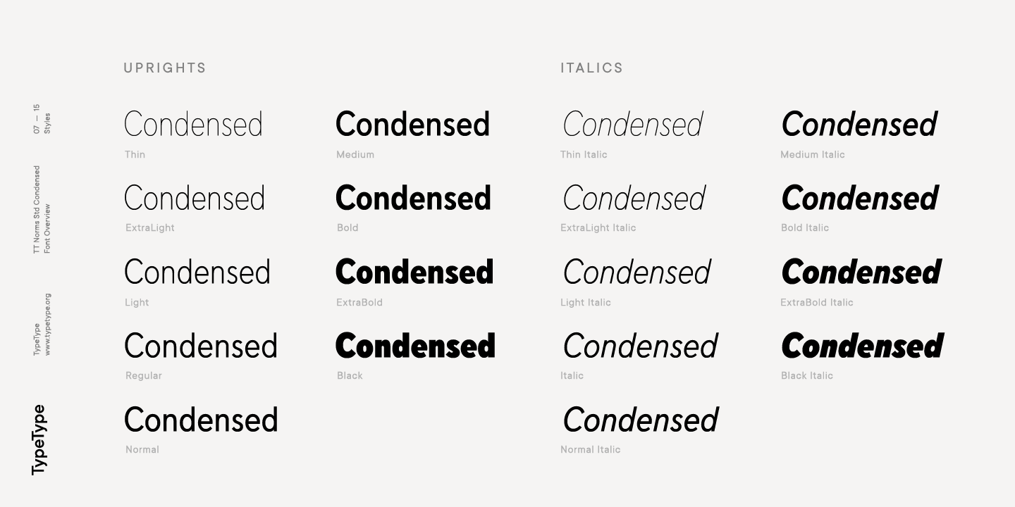 Пример шрифта TT Norms Std Condensed #9